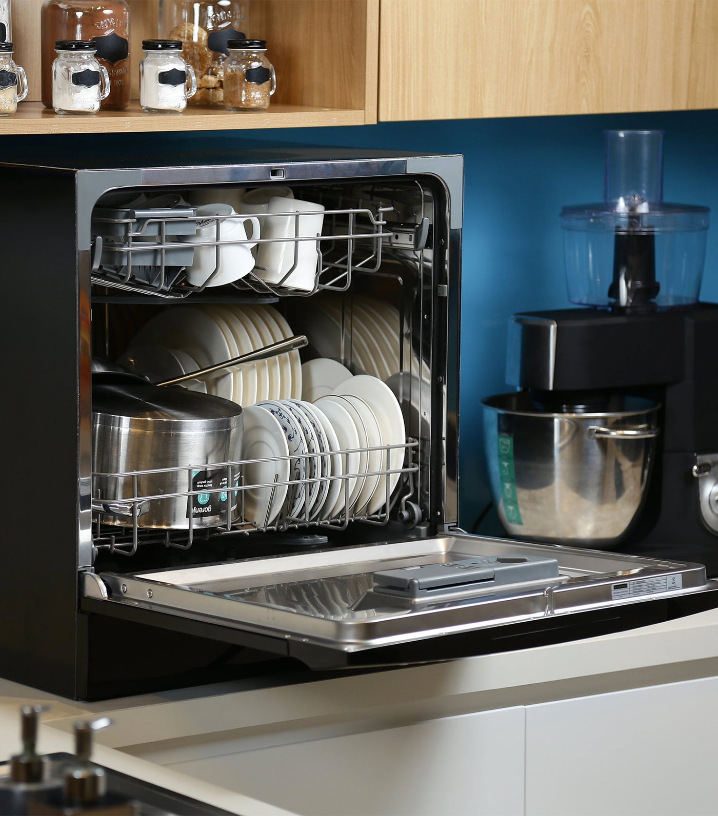 Maximus Jumbo Tabletop Dishwasher with UV - Black