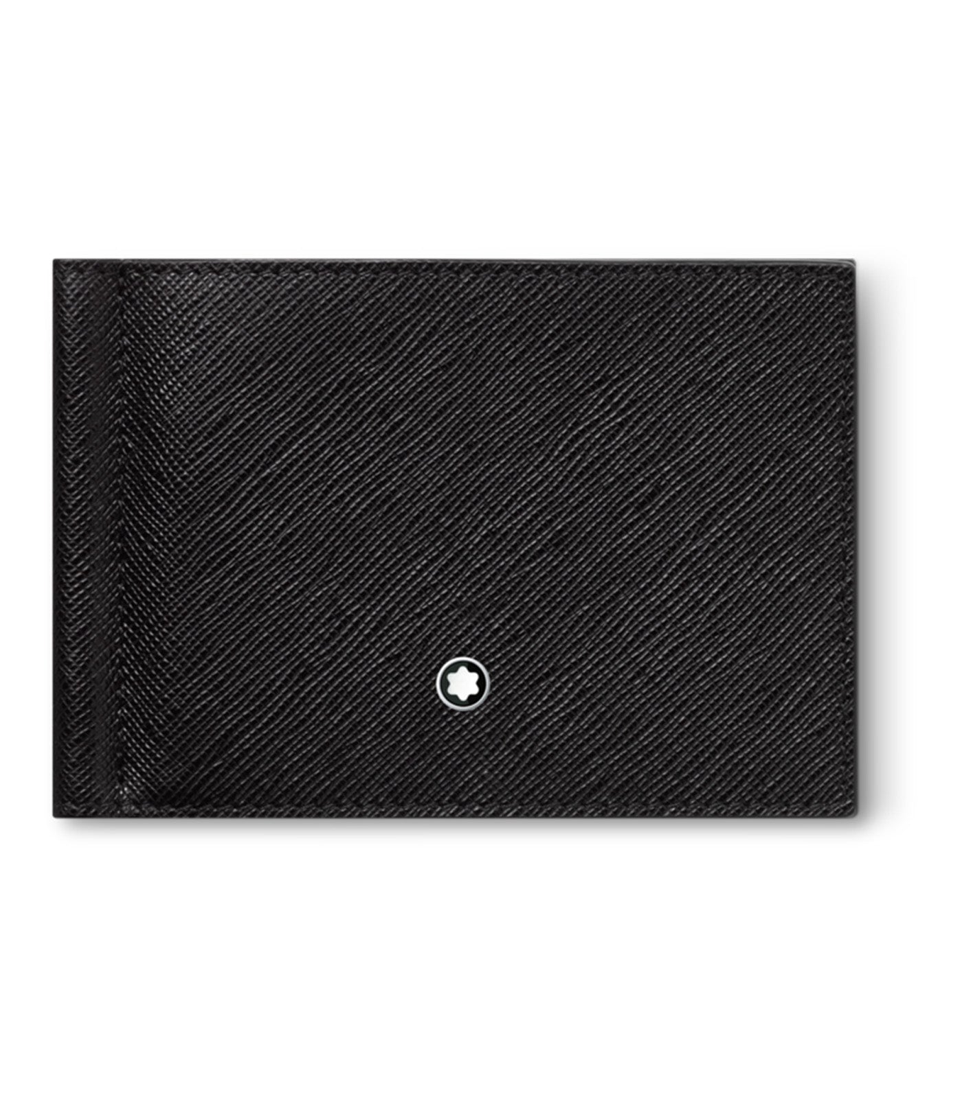 Sartorial Wallet 6cc with Money Clip Black