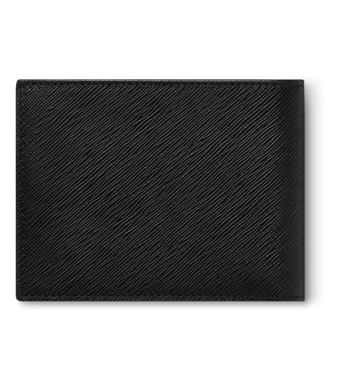 Sartorial Wallet 6cc with 2 View Pockets Black