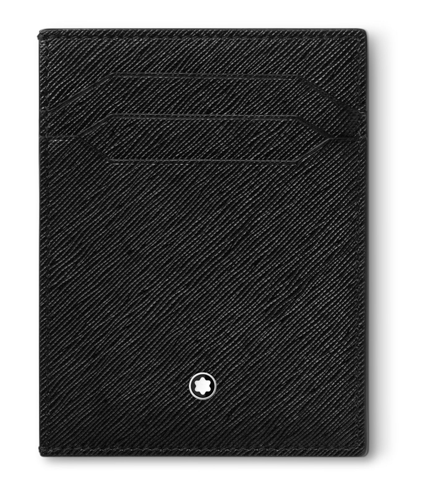 Sartorial Card Holder 4cc with ID Card Holder Black