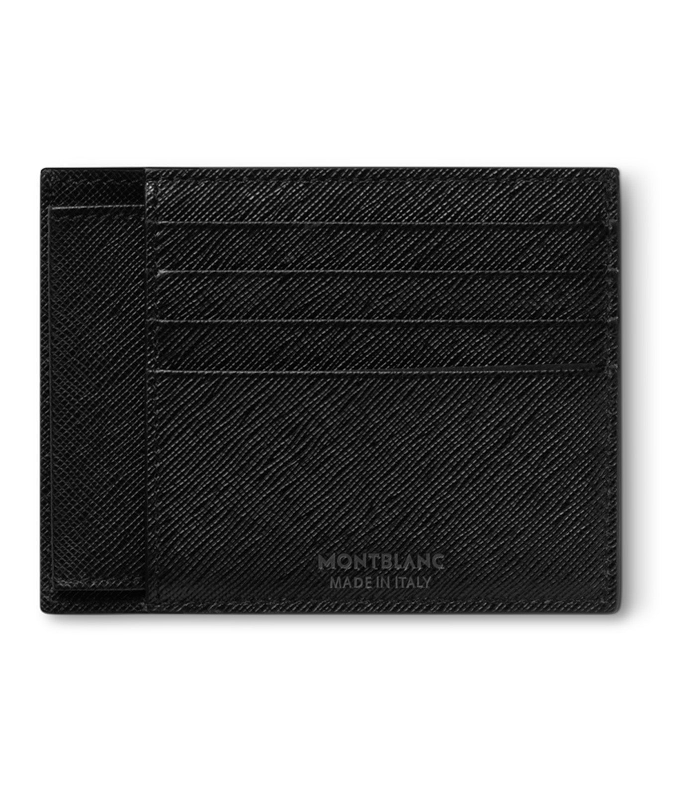 Sartorial Card Holder 4cc with ID Card Holder Black