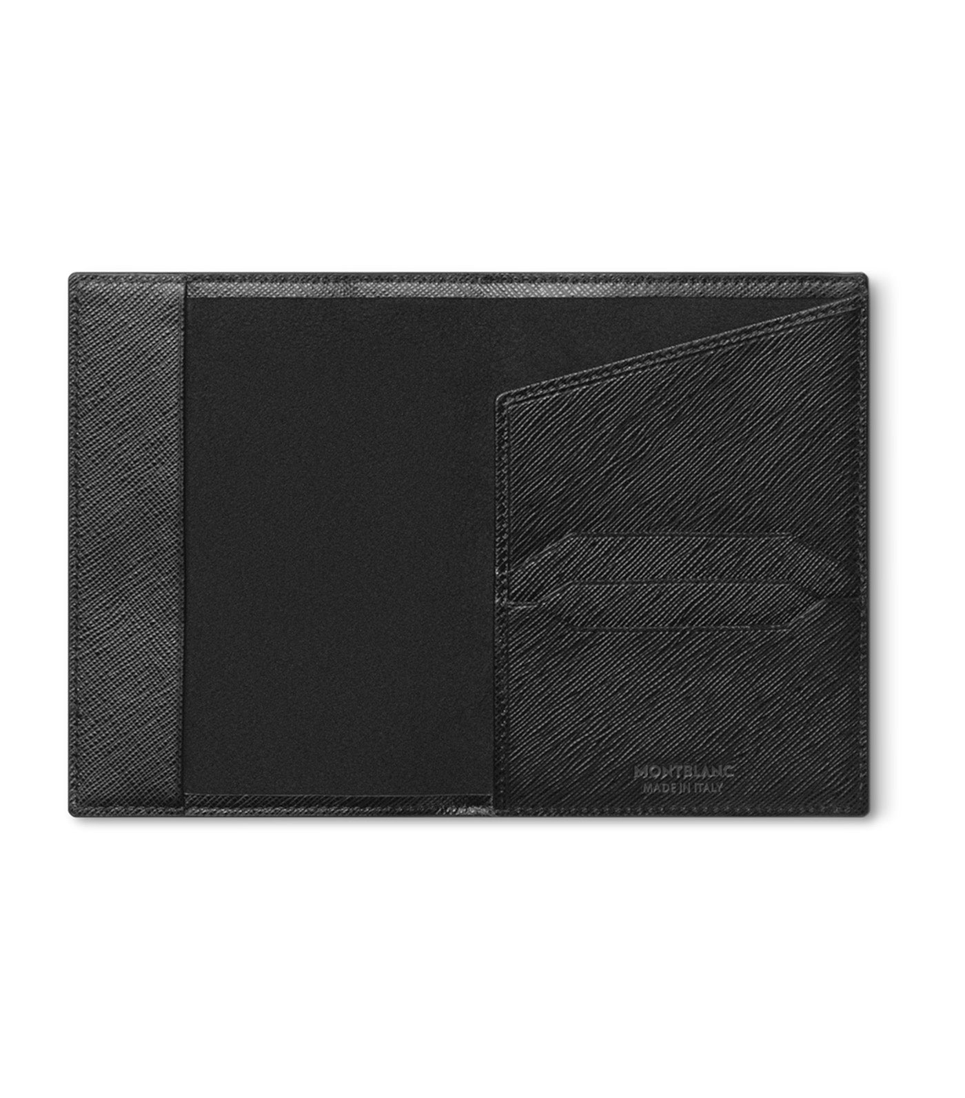 Sartorial Passport Holder Black
