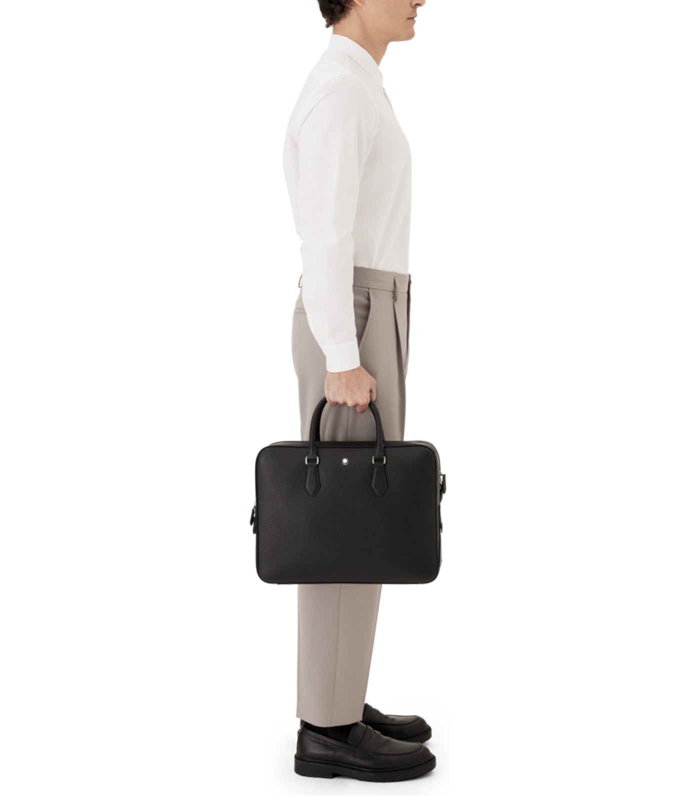 Sartorial Large Document Case Black