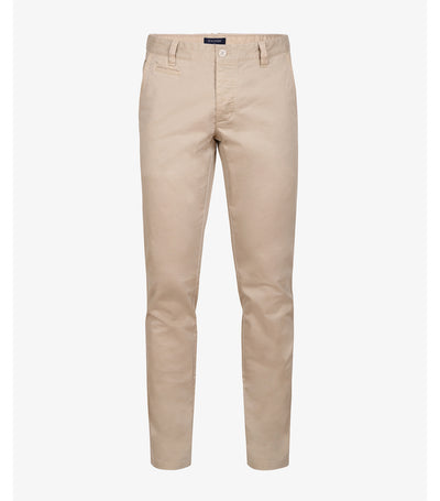 Dyed Cotton Chino Trousers Stone