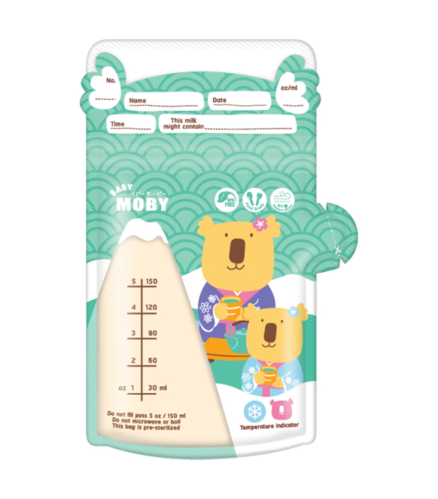 Disposable Breastmilk Storage Bags, Japan Collection