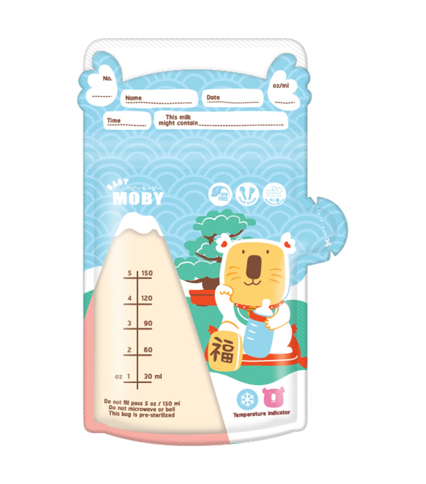Disposable Breastmilk Storage Bags, Japan Collection