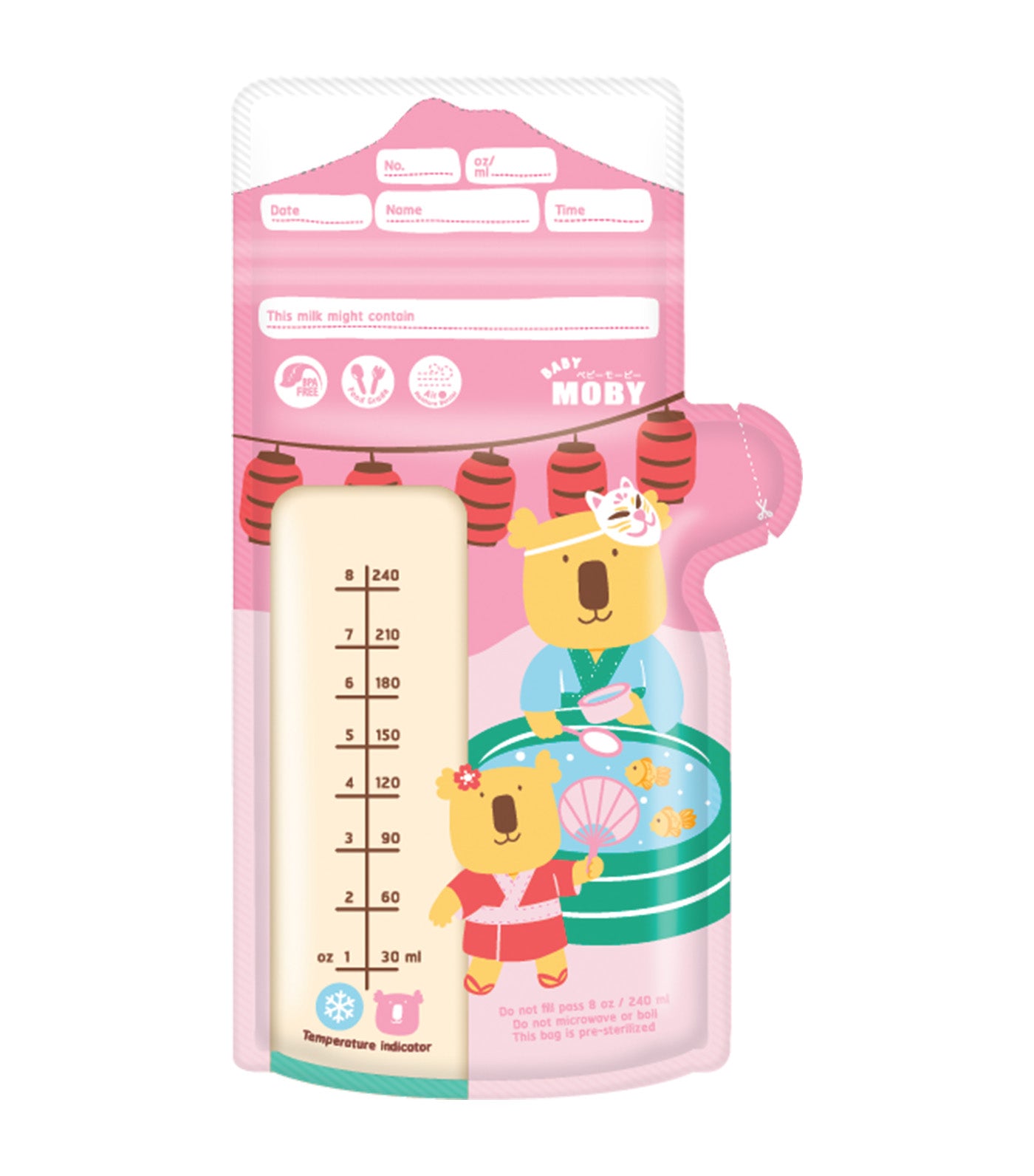 Disposable Breastmilk Storage Bags, Japan Collection