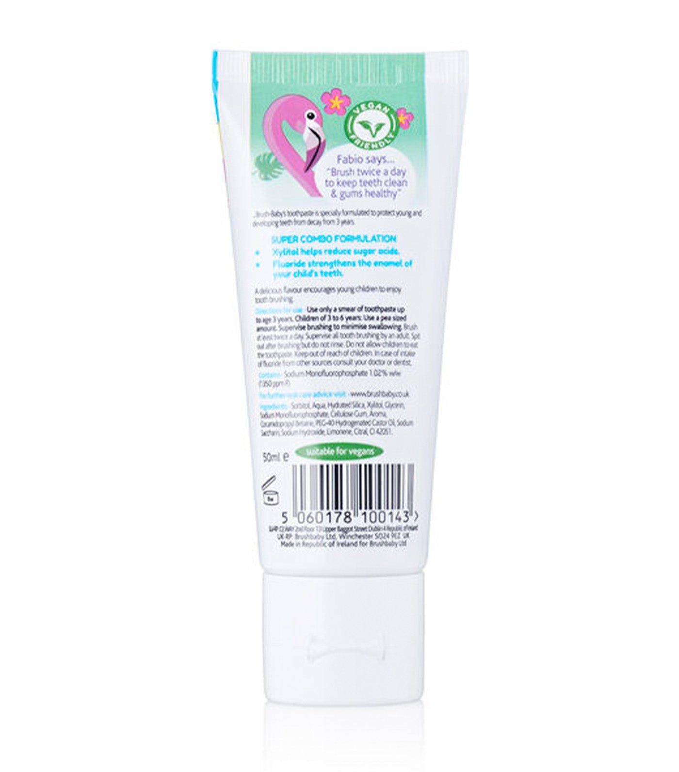 Tutti Frutti Flamingo Kids Toothpaste 50ml