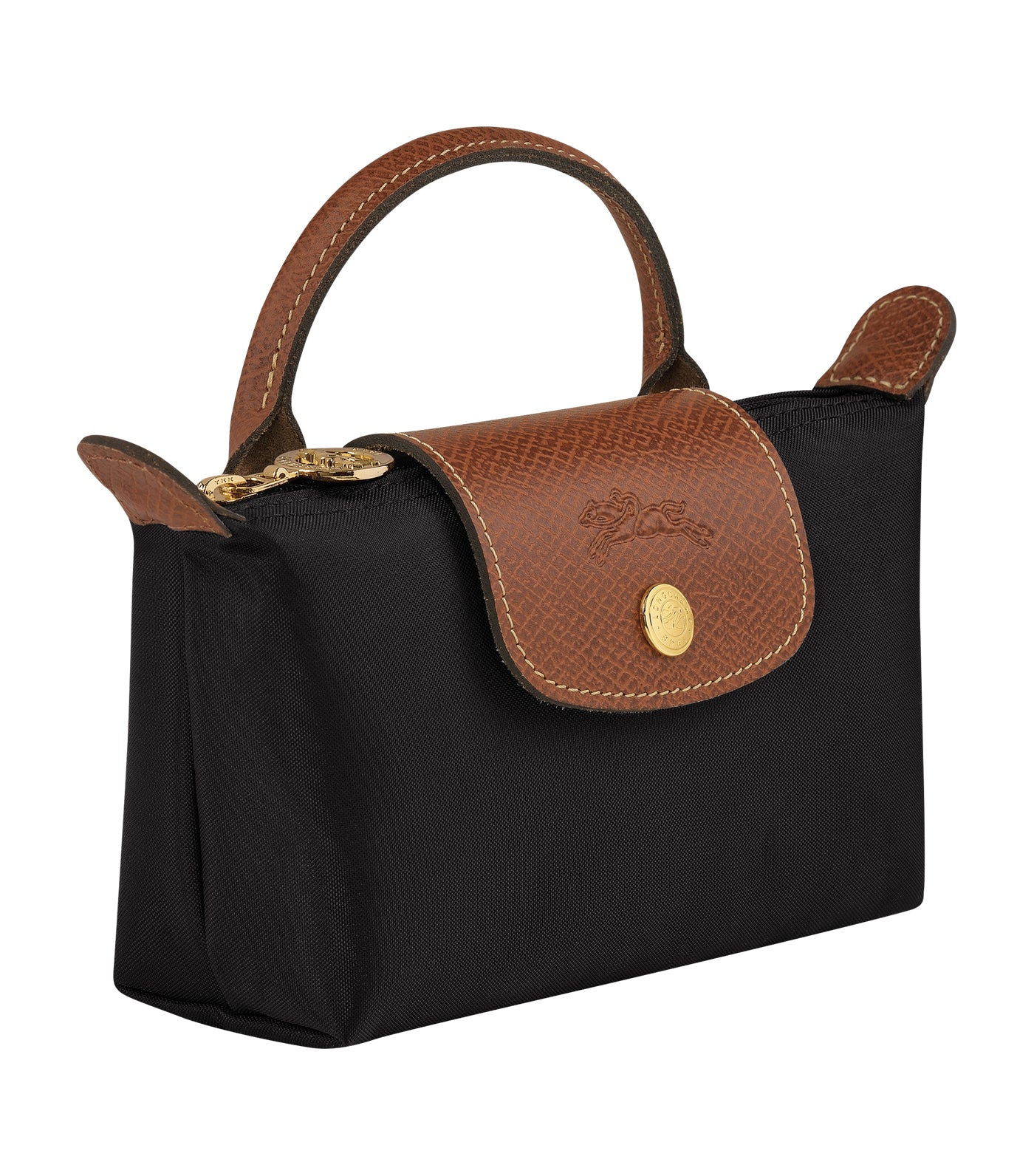 Le Pliage Original Pouch with Handle Black