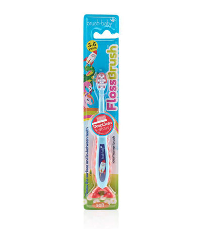 FlossBrush Rocket Bristles Toothbrush (3-6Y)