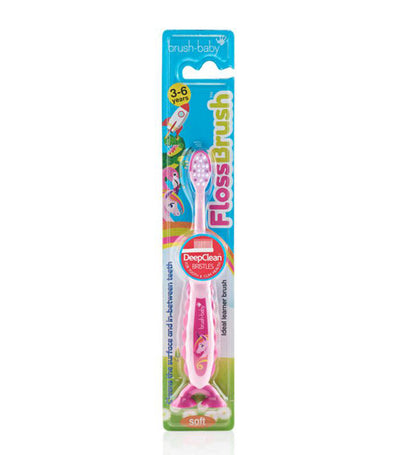 FlossBrush Unicorn Bristles Toothbrush (3-6Y)