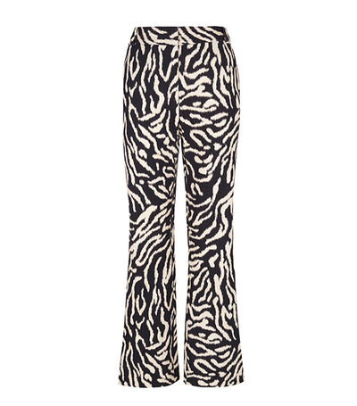 Zebra Print Flare Trouser Multi