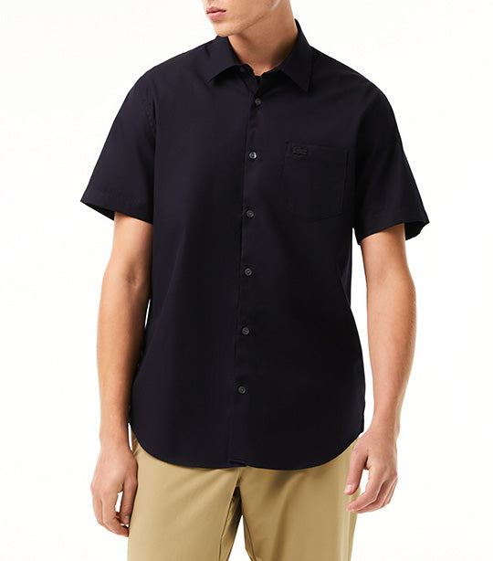 Men's Regular Fit Solid Cotton Shirt Abysm