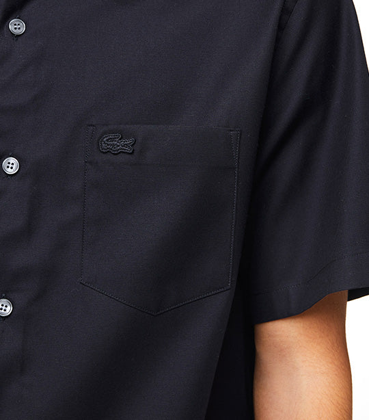 Men's Regular Fit Solid Cotton Shirt Abysm