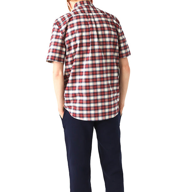 Men’s Regular Fit Checked Shirt Lapland/Red/Navy Blue