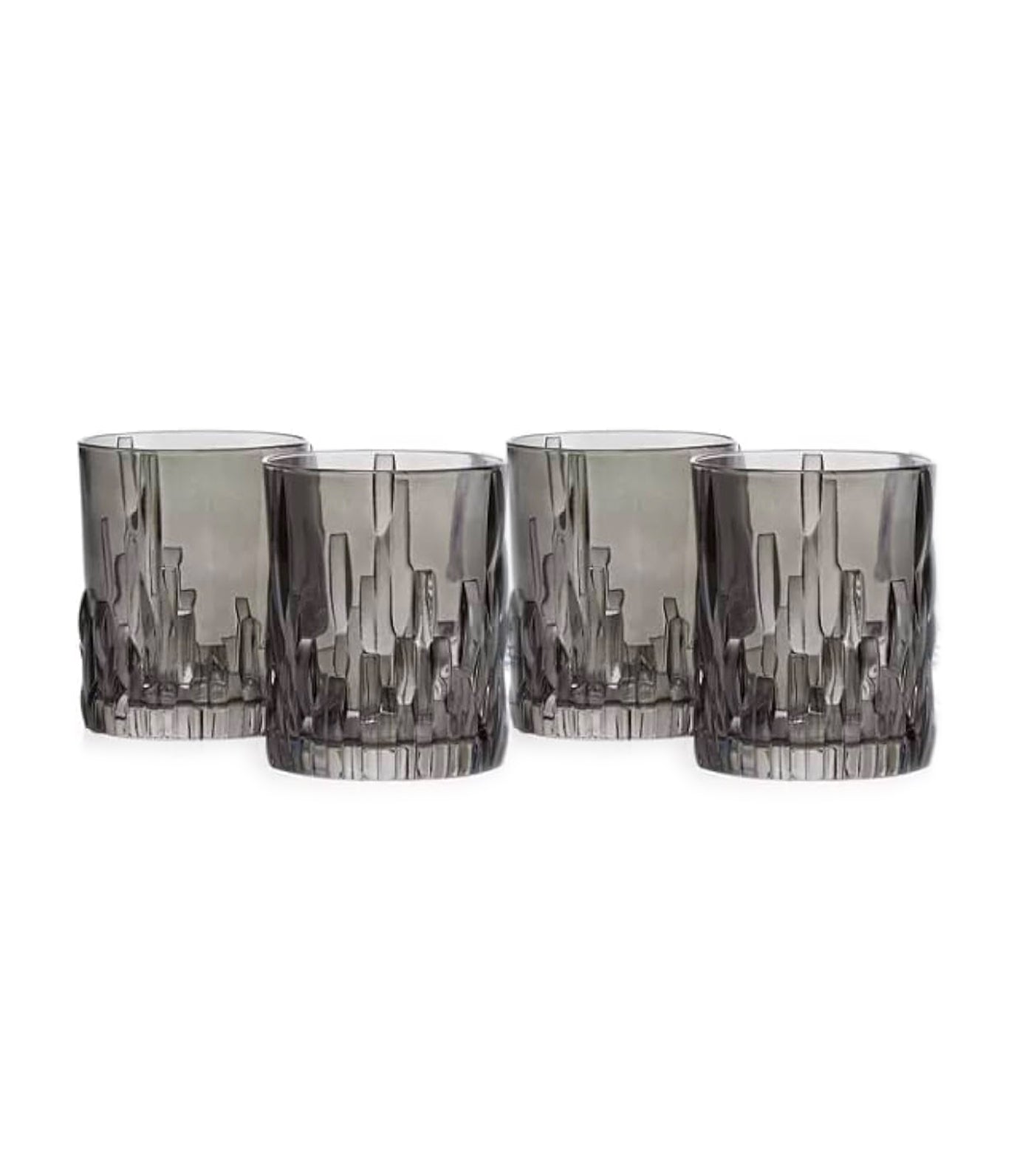 Nachtmann Shu Fa 4-Piece Tumbler Set - Smoke