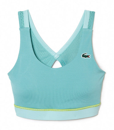 Sport Ultra-Dry Recycled Polyester Sports Bra Florida/Pastille Mint