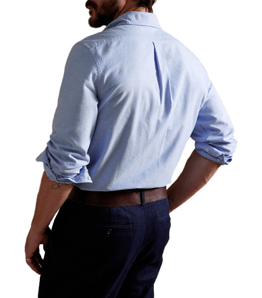 Untucked Oxford Shirt Light Blue