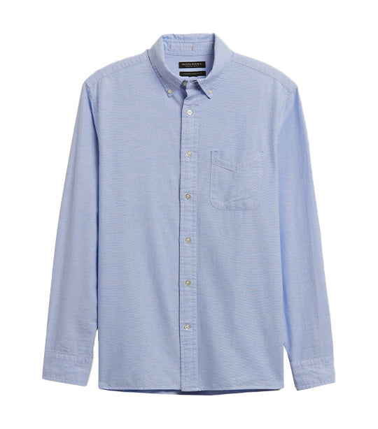 Untucked Oxford Shirt Light Blue