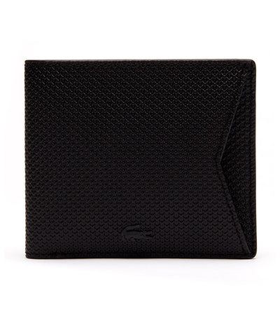 Men's Chantaco Piqué Leather 8 Card Holder And Wallet Noir