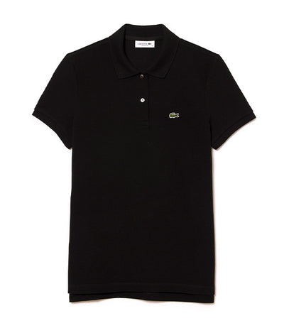 Women's Classic Fit Soft Cotton Petit Piqué Polo Shirt Black