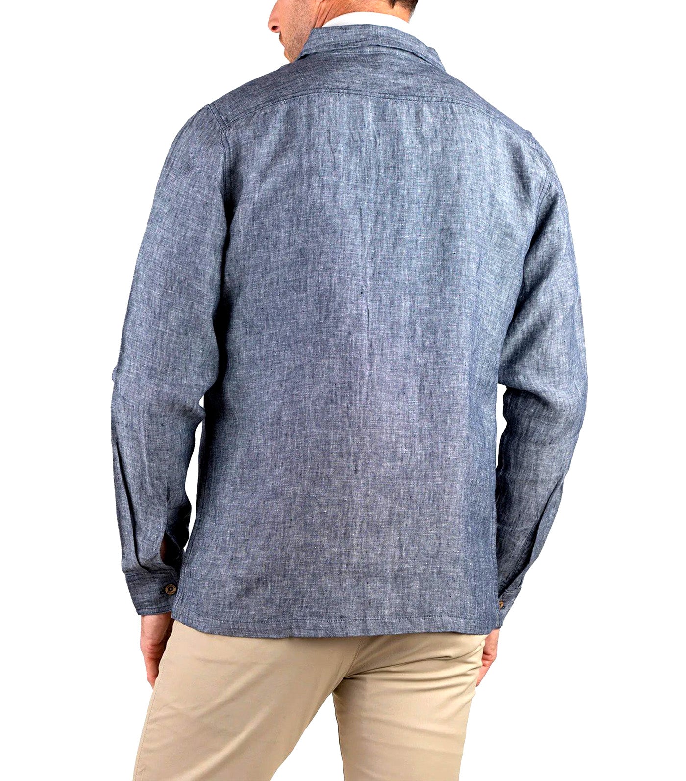 Puretec Cool® Linen Cotton Chore Jacket Navy Blazer
