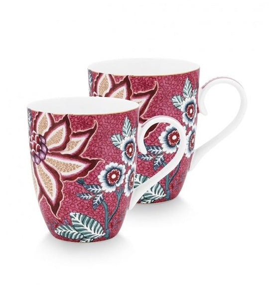 Pip Studio Flower Festival Collection - Dark Pink