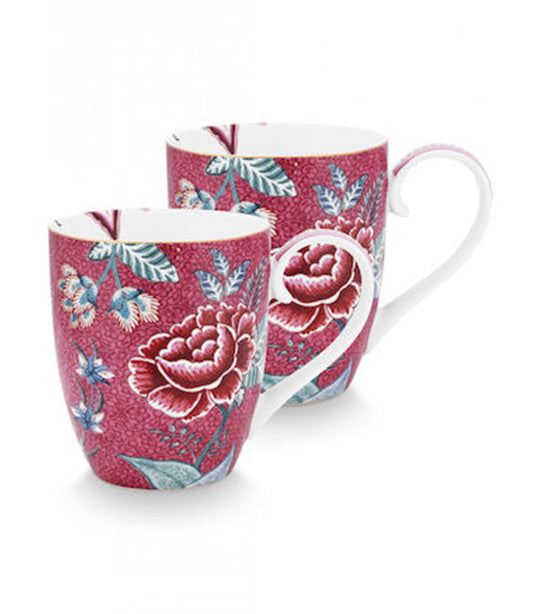 Pip Studio Flower Festival Collection - Dark Pink