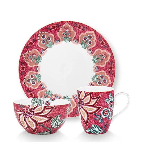 Pip Studio Flower Festival Collection - Dark Pink