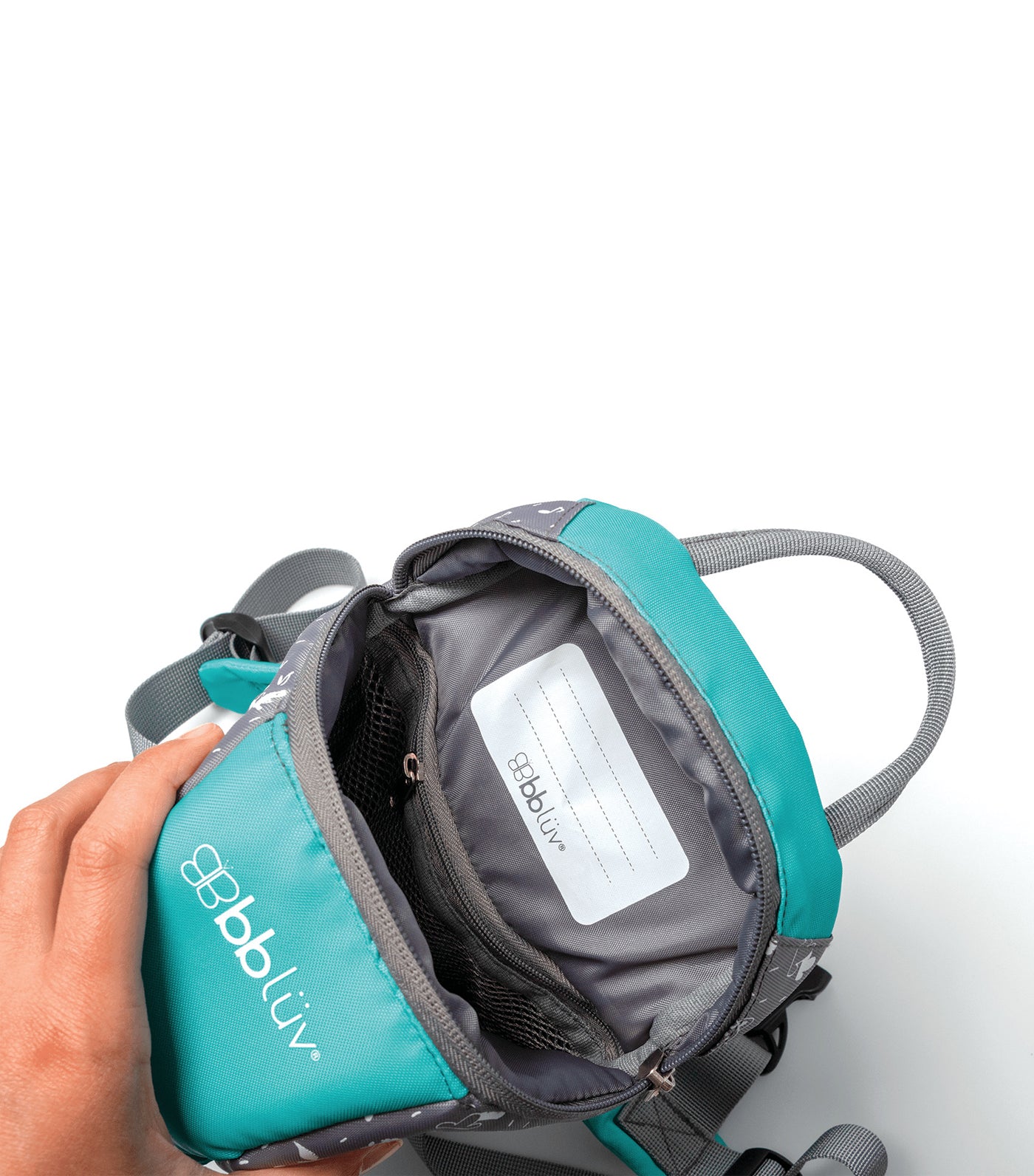 Päk: Toddler Mini Backpack With Safety Reins - Aqua