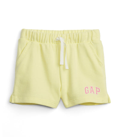Toddler Logo Pull-On Shorts - Citron