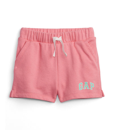 Toddler Logo Pull-On Shorts - Candy Coral