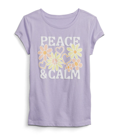 Kids Graphic T-Shirt - Purple Lotus
