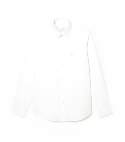 Men’s Regular Fit Cotton Poplin Shirt White