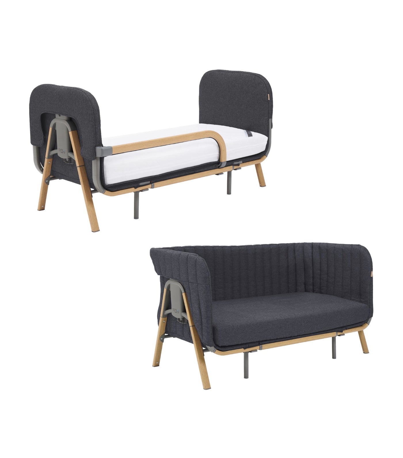 Tutti Bambini Cozee XL Junior Bed and Sofa Expansion Pack - Oak/Liquorice