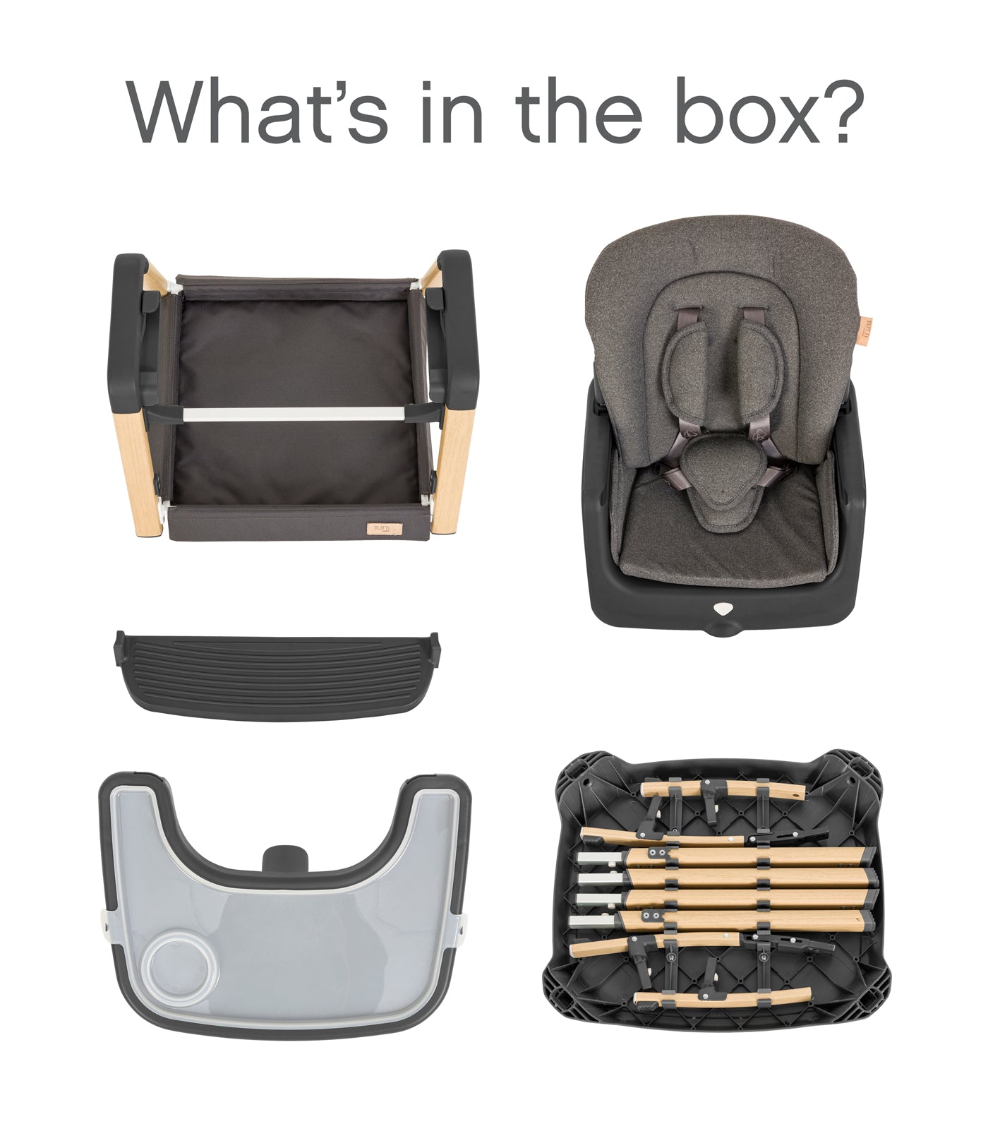 Nova Evolutionary Highchair - Grey/Oak