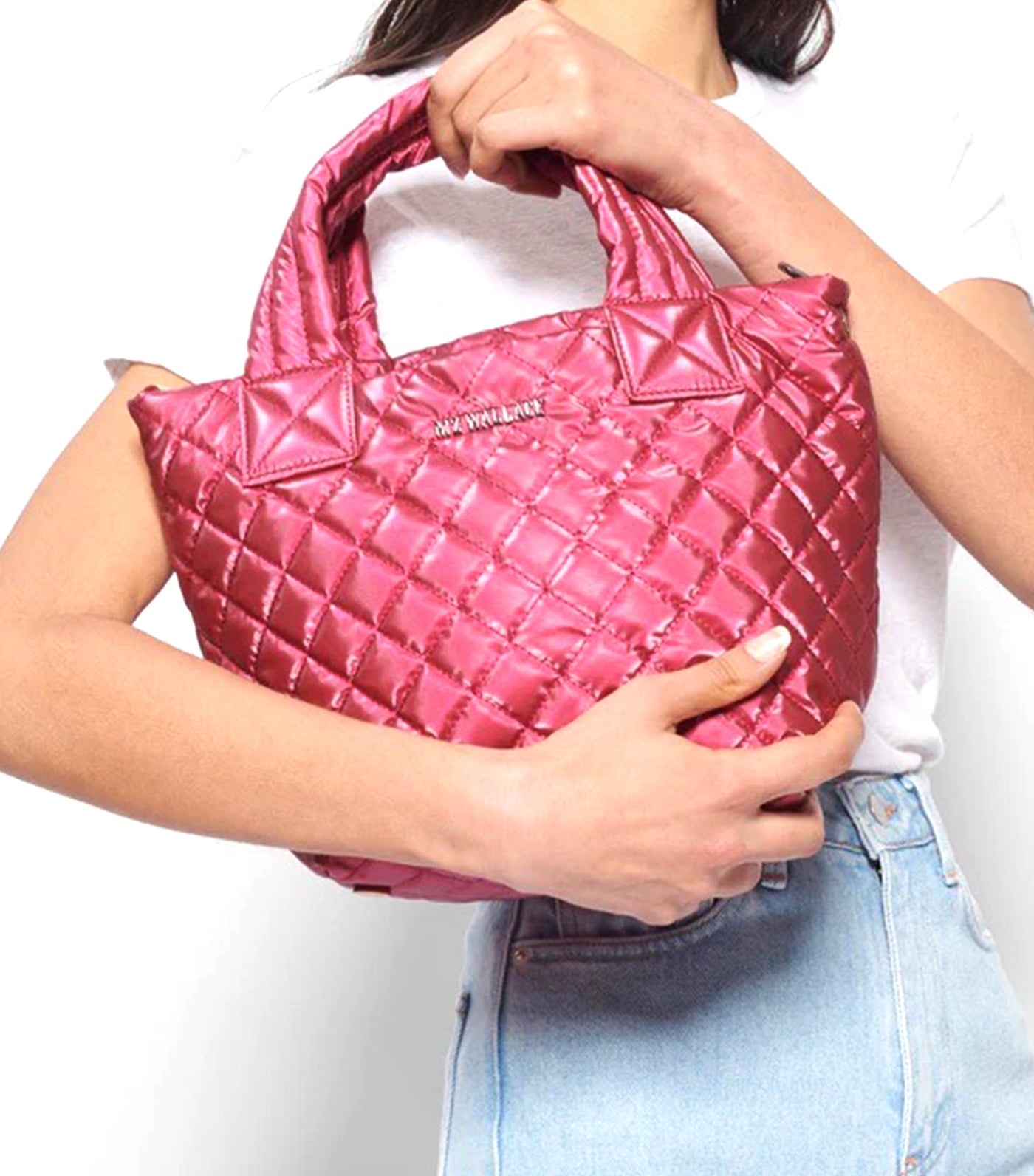 Mini Metro Tote Deluxe Peony Pearl