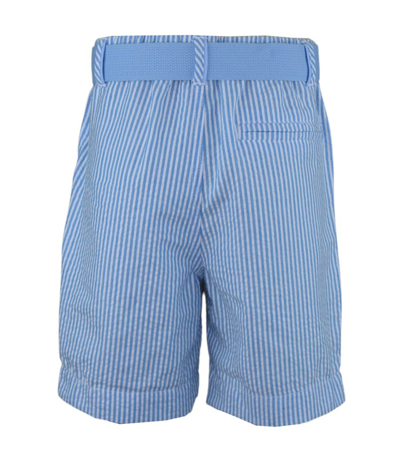Gabriel Boys Striped Shorts with Belt