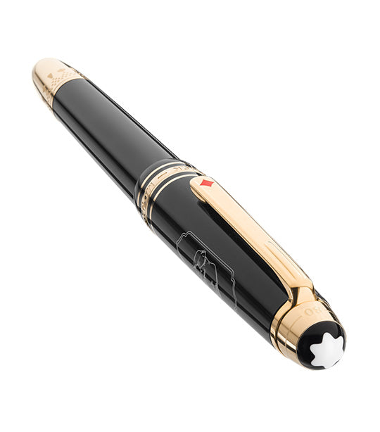 Meisterstück Around the World in 80 Days Classique Fountain Pen (F) Dark Gray