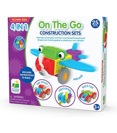Techno Kids 4-in-1 On-the-Go Construction Sets