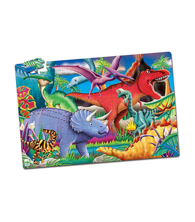 Puzzle Doubles - Glow In The Dark Dino Puzzle