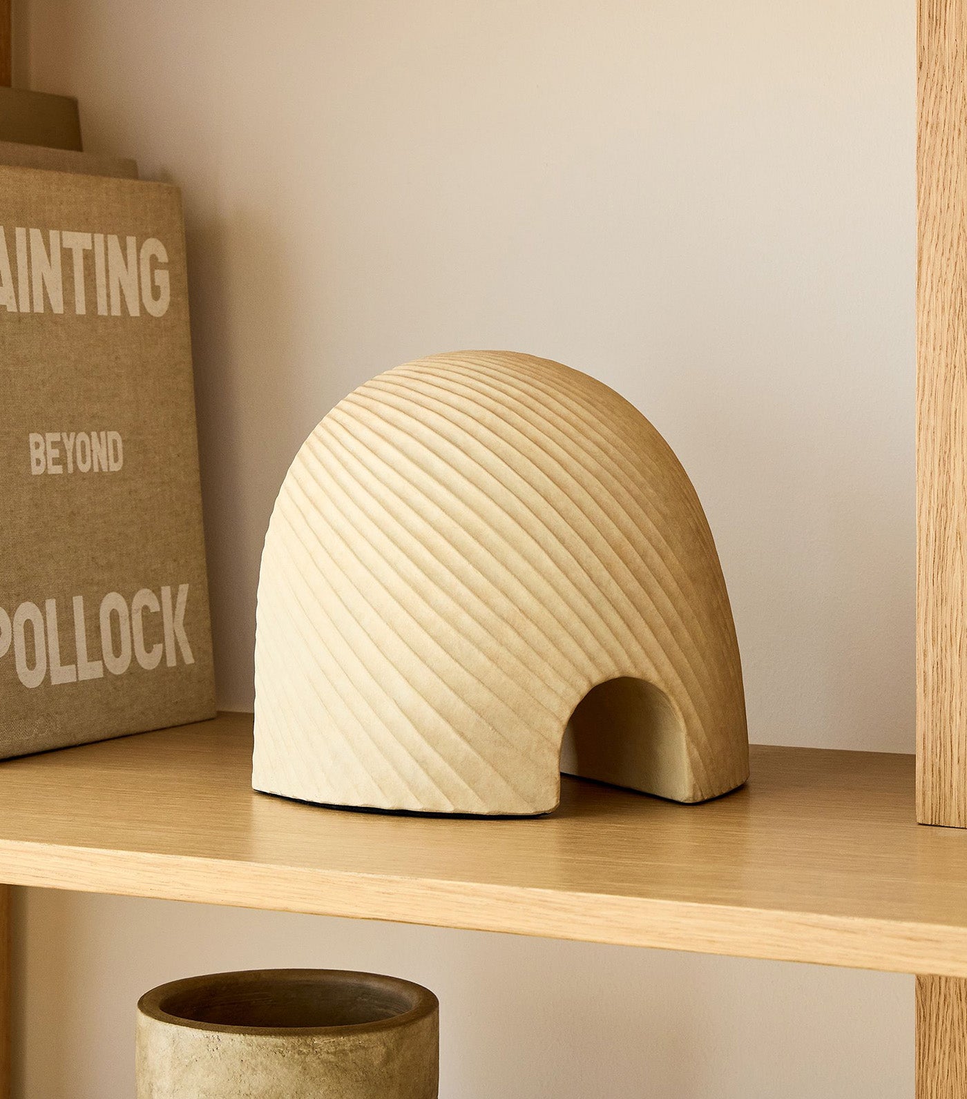 west elm Asher Small Object - Ivory