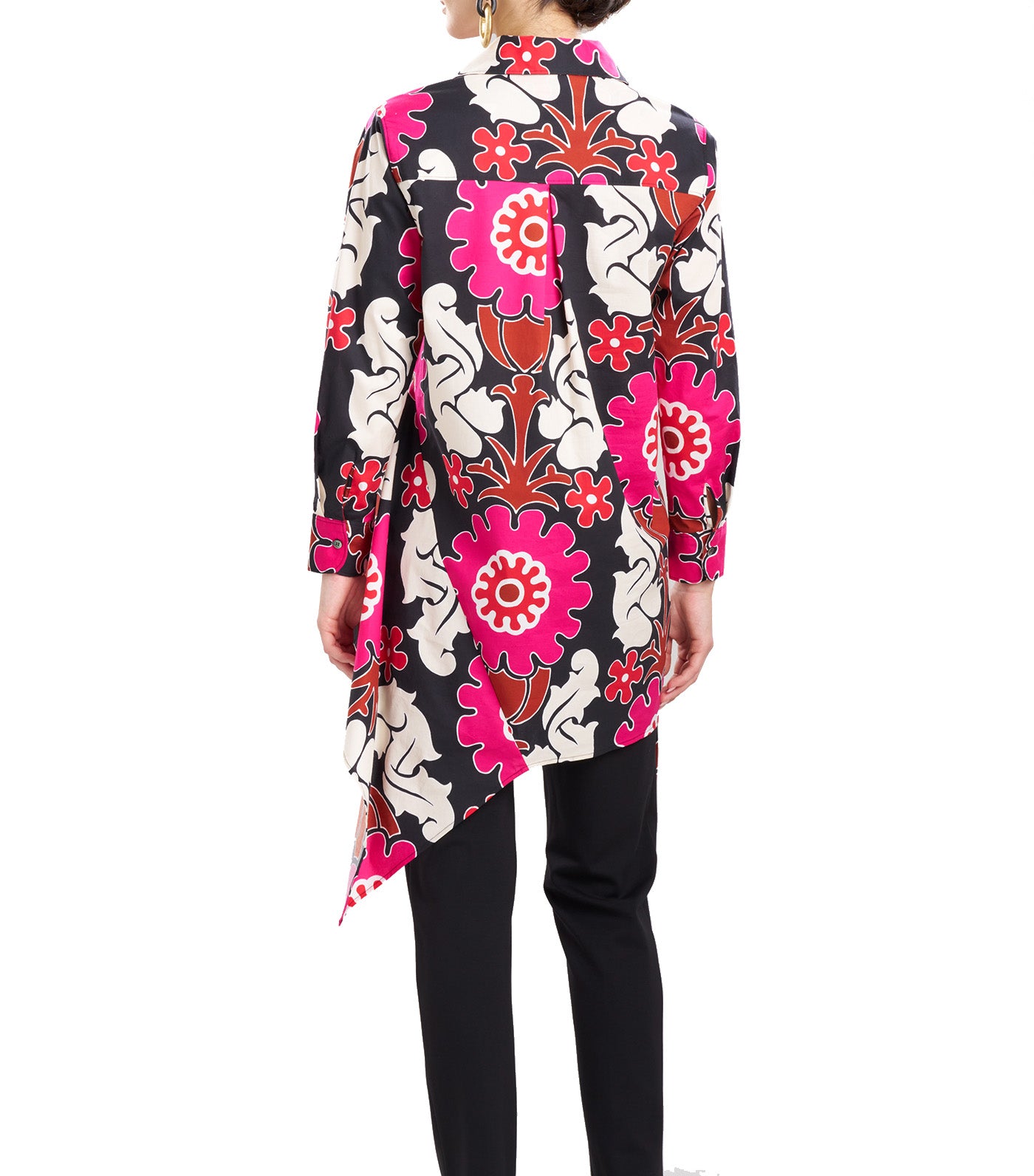 Talitha Flounce Shirt Black Multi