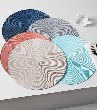 Round Woven Placemat - Set of 2