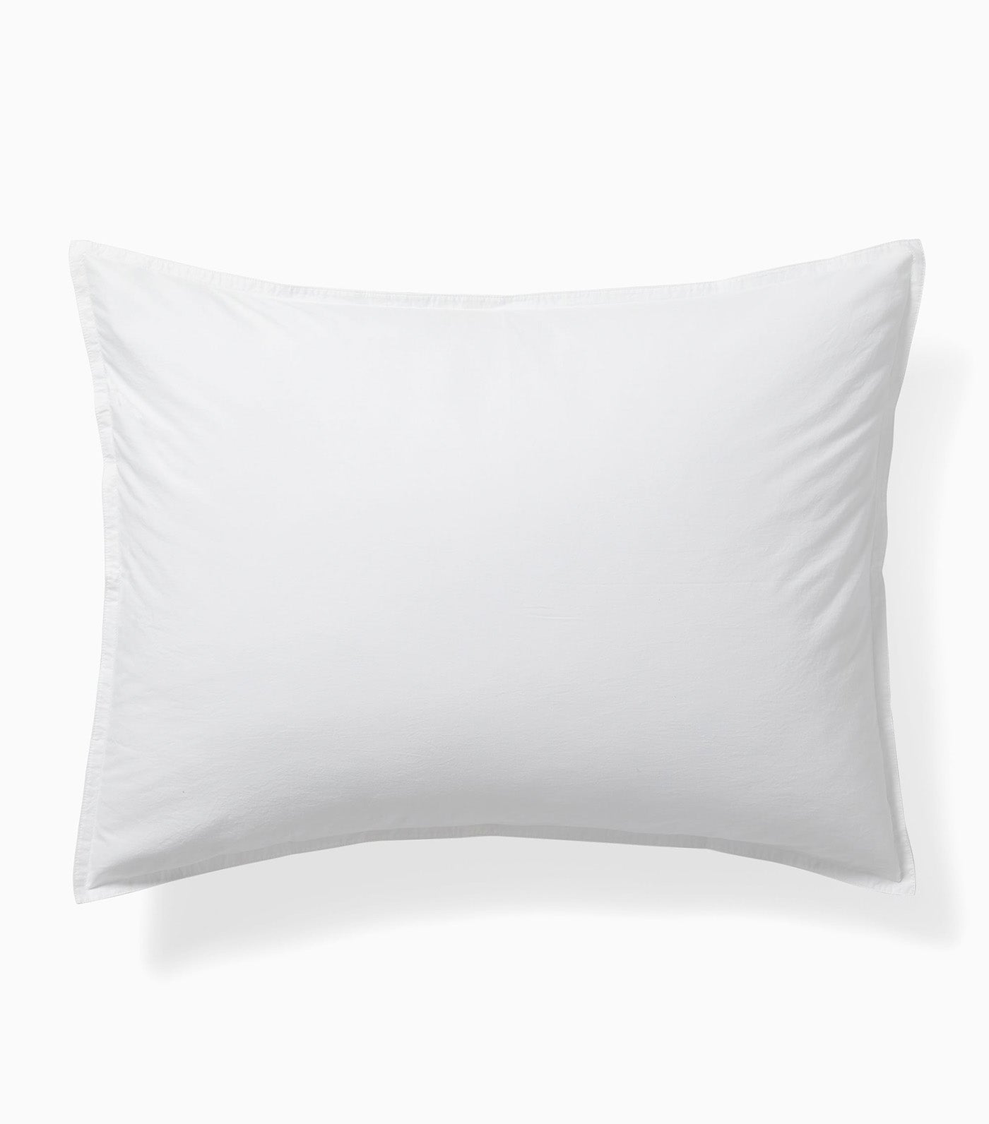 west elm Organic Cotton Percale Duvet Cover and Sham - White