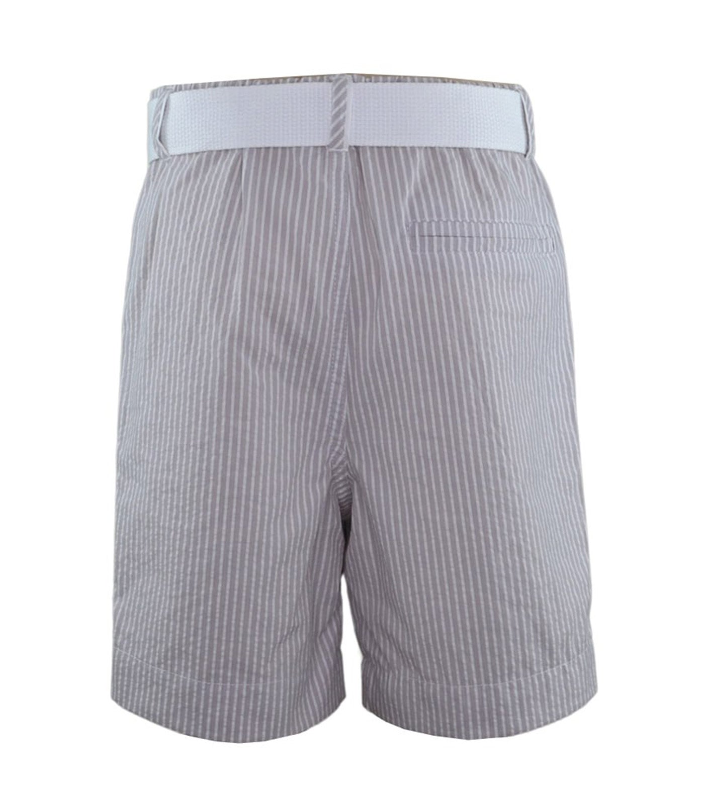 Gabriel Boys Striped Shorts with Belt
