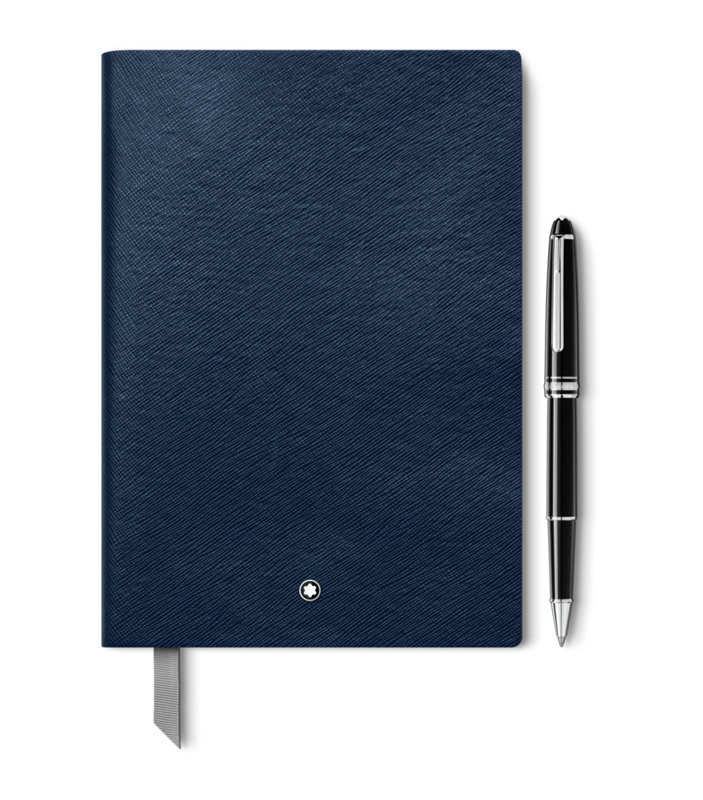 Set with the Meisterstück Classique Platinum-Coated Rollerball and Notebook #146 Blue