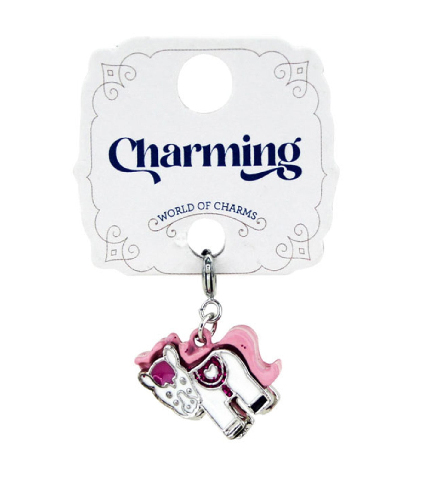 Charming Horsey Horsey White/Pink