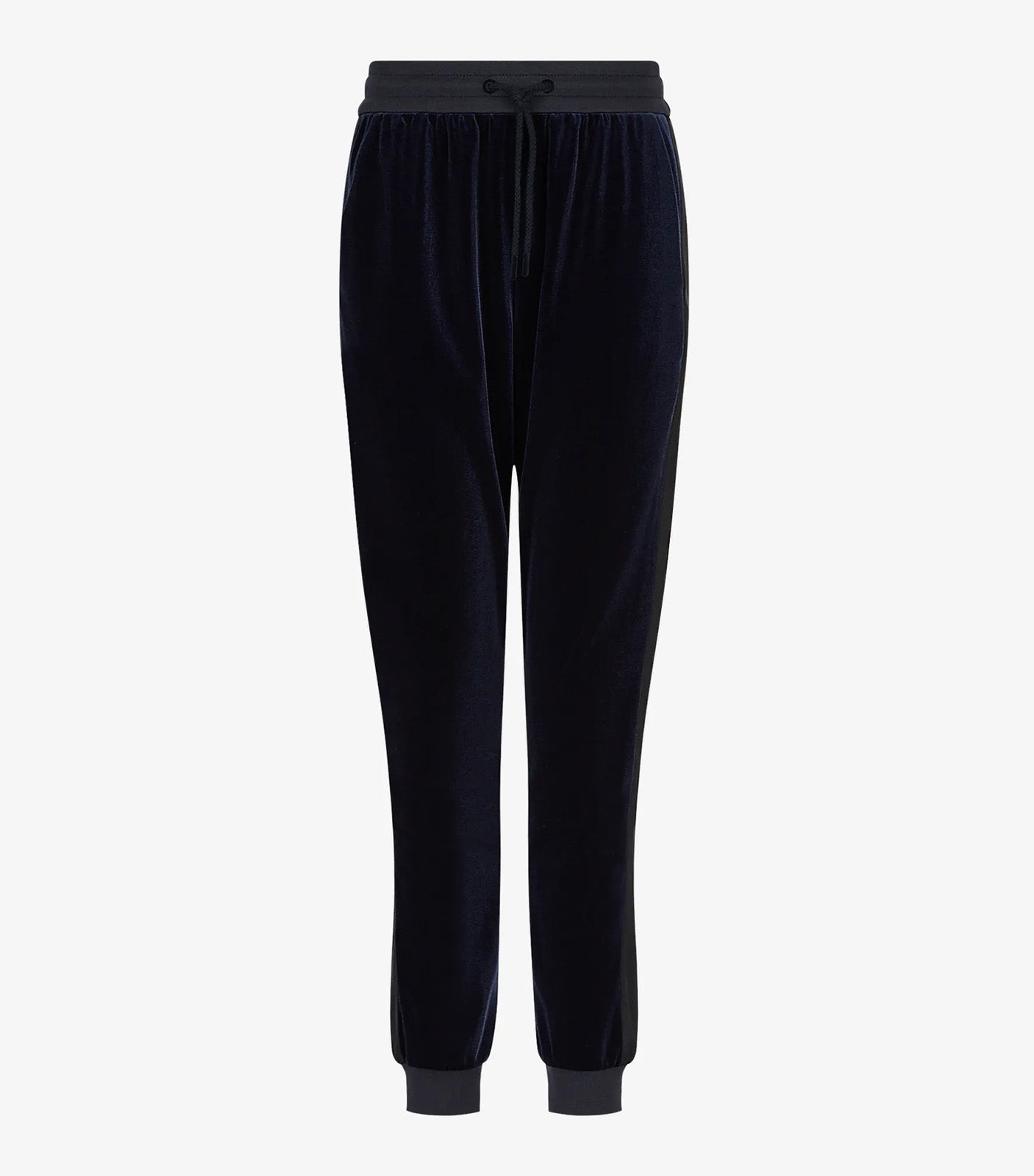 Stretch Velvet Jogger Sweatpants Blueberry Jelly