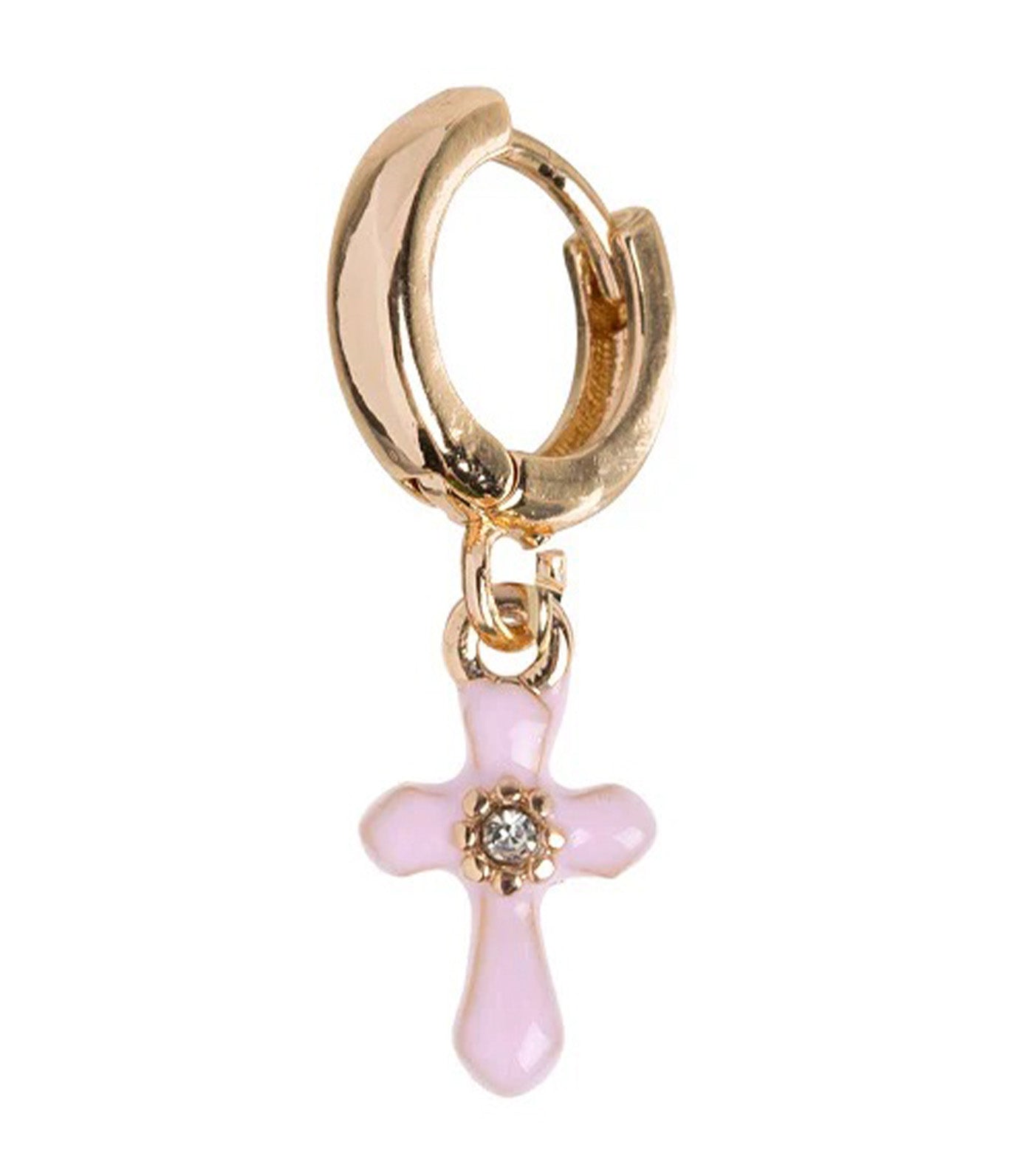 Doris Enamel Hoop Earrings